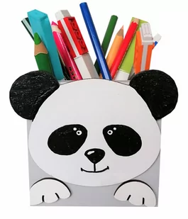 Przybornik na kredki PANDA - Przyborniki na biurko - miniaturka - grafika 1