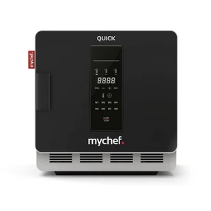 Piec konwekcyjny szybkiego gotowania ogrzewanie nadmuchowe cyfrowy panel sterowania 3,6 kW 230V 397x598x410 mm QUICK 1 BLACK Resto Quality - Piece, kotły  i płyty grzejne gastronomiczne - miniaturka - grafika 1