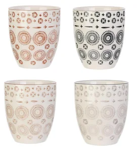 Intesi Intesi Zestaw 4 kubków Mirage boho 233164 - Kubki - miniaturka - grafika 1