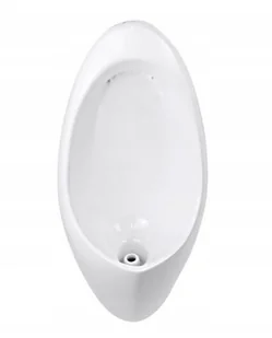 Corsan - Pisuar wiszący MS346825WH 34x68 cm z podłączeniem wody od tyłu kolor BIAŁY 649889 - Pisuary - miniaturka - grafika 1
