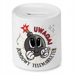 Dla Telemarketera Skarbonka na Urodziny na Prezent z Nadrukiem ze Zdjęciem + Opakowanie na prezent (wzór 03) - Skarbonki - miniaturka - grafika 1