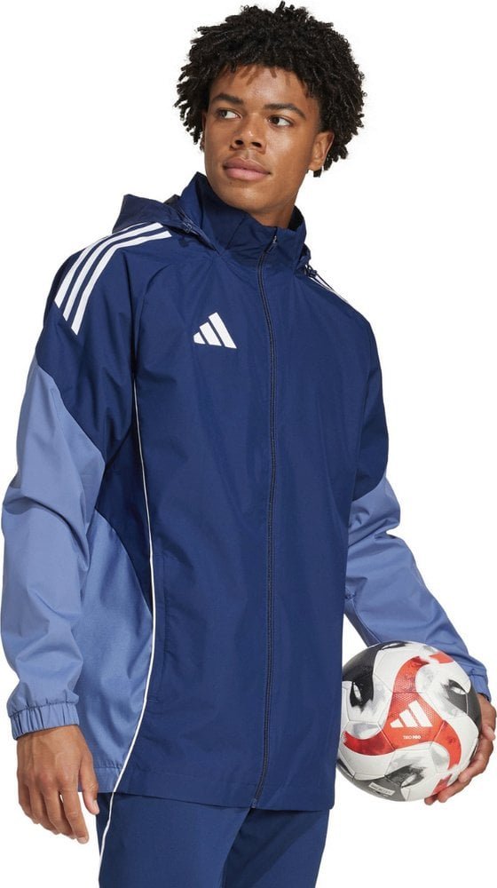 Kurtka męska Adidas Kurtka męska Tiro 25 Competition All-Weather niebieska JI6543 XL