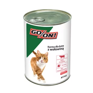 Karma mokra dla kotów 415 g z wołowiną GO/ON! - Mokra karma dla kotów - miniaturka - grafika 1