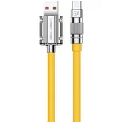 Kable USB - Kabel USB - USB Typ-C WEKOME WDC-186 Wingle Series 1 m Żółty - miniaturka - grafika 1