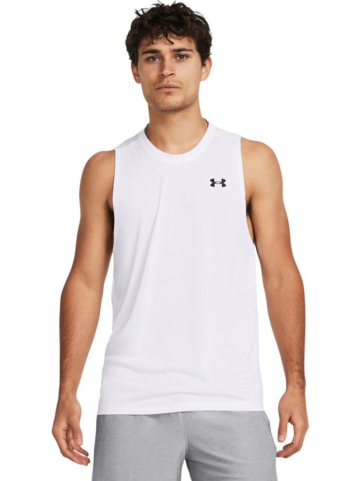 Under Armour Top sportowy w kolorze białym