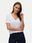 Koszulki i topy damskie - Vero Moda T-Shirt Paulina 10342926 Biały Regular Fit - miniaturka - grafika 1