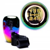 Gałki zmiany biegów - Epman Aluminiowa Gałka Zmiany Biegów 5 Neochrom Jdm Tuning Adaptery - miniaturka - grafika 1