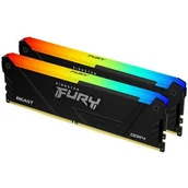Pamięci RAM - kingston Pamięć DDR4 Fury Beast    RGB  32GB(2*16GB)/3200  CL16 - miniaturka - grafika 1