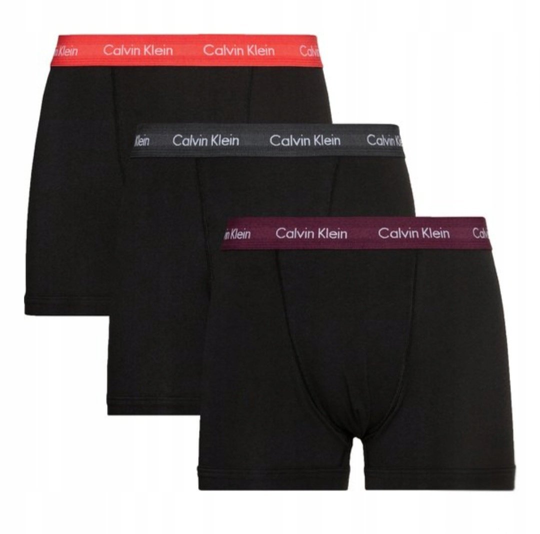 Calvin Klein Majtki Bokserki czarny 3-pack rozmiar S