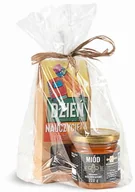 Zestawy upominkowe - Prezent na dzień nauczyciela zestaw herbata z miodem w celofanie - miniaturka - grafika 1