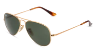 Okulary przeciwsłoneczne - Ray Ban Okulary Przeciwsłoneczne Rb 3689 Aviator Metal II 914731 - miniaturka - grafika 1