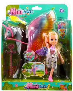 Mega Creative, Lalka 15 cm z akcesoriami, Jednorożec, 481508 - Lalki dla dziewczynek - miniaturka - grafika 1
