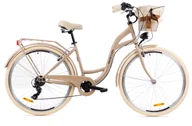 Goe Rower Miejski Mood 28" 7 Biegów Palomino, Kosz