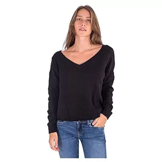 Swetry damskie - Hurley Damski sweter W Wear It Both Ways Czarny (Vintage Black) M 3HSL0241 - grafika 1