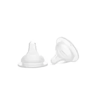 Smoczki do butelek - Smoczek Antykolkowy Średni 2szt do Szerokiej Butelki Lorelli - miniaturka - grafika 1