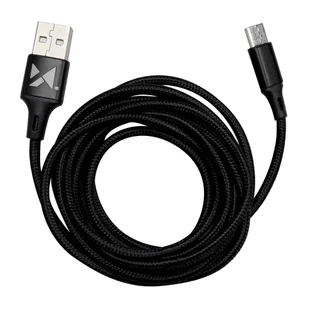 Wozinsky kabel USB - USB Typ C 2,4A 2m czarny(WUC-C2B) - Kable USB - miniaturka - grafika 6