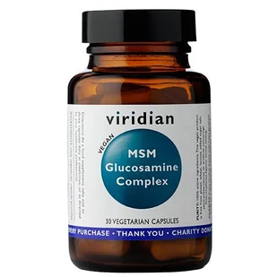 Viridian Glukozamina z MSM (30 kaps) 5060003593904 - Stawy, mięśnie, kości - miniaturka - grafika 1