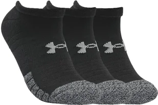 Under Armour HeatGear No Show Socks 3-Pack 1346755-001 Rozmiar: 42-46 1346755-001 - Skarpetki i podkolanówki sportowe - miniaturka - grafika 1
