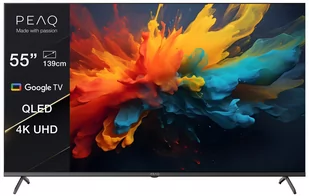 Telewizor PEAQ PTV 55GQU-5024C 55" QLED 4K Google TV - Telewizory - miniaturka - grafika 1