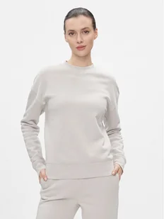 Calvin Klein Bluza Metallic Micro Logo Sweatshirt K20K206961 Beżowy Regular Fit - Bluzy damskie - miniaturka - grafika 1