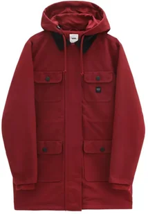Vans kurtka street zimowa damska DRILL LONG CHORE COAT MTE Pomegranate - Kurtki damskie - miniaturka - grafika 1