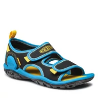 Sandały damskie - Keen Sandały Knotch Creek Ot 1025645 Black/Vivid Blue - miniaturka - grafika 1