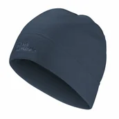 Czapki damskie - Czapka polarowa Jack Wolfskin REAL STUFF BEANIE midnight sky - ONE SIZE - miniaturka - grafika 1