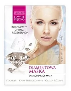 Estetica GROUP CZYSTE PIĘKNO DIAMENTOWA MASKA DIAMOND NA TWARZ - Maseczki do twarzy - miniaturka - grafika 1