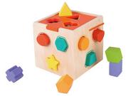Zabawki interaktywne dla dzieci - KOSTKA SORTER DREWNIANY 46443 MADEJ - miniaturka - grafika 1