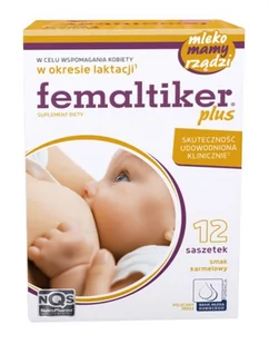 NUTROPHARMA Femaltiker plus x 12 sasz smak karmelowy - Akcesoria do karmienia - miniaturka - grafika 1