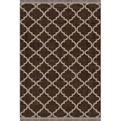 Dywany - Dywan drukowany SALU petra 50 x 80 cm brązowy - miniaturka - grafika 1
