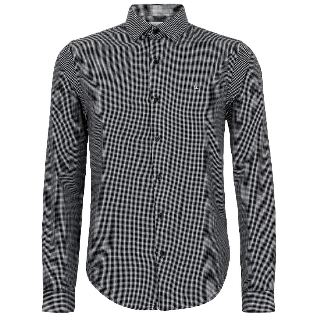 Koszula męska Calvin Klein GINGHAM SHIRT WHITE/MULTI 22708129010 OQY M