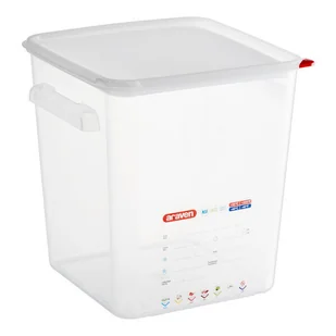 Pojemnik na produkty z polipropylenu z uchwytami 290x290x320 mm, 18 l ARAVEN, 11856 - Pojemniki kuchenne - miniaturka - grafika 1