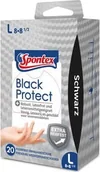 Rękawice robocze - Spontex Black Protect 20 szt L rękawice nitrylowe - miniaturka - grafika 1