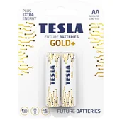 Baterie i akcesoria - Bateria alk. LR6 TESLA GOLD+ B2 1,5V - miniaturka - grafika 1