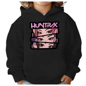 Bluzy dla dziewczynek - BLUZA DZIECIĘCA KPOP DEMON HUNTERS HUNTRIX 104 Z KAPTUREM BAWEŁNIANA - miniaturka - grafika 1