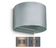 Lampy ogrodowe - Brilagi - LED Kinkiet zewnętrzny RONDO LED/6W/230V szary IP54 - miniaturka - grafika 1