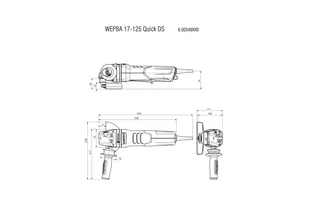 Szlifierka kątowa Metabo WEPBA 19-125 Q DS M-BRUSH - Szlifierki i polerki - miniaturka - grafika 3