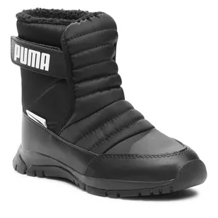 Śniegowce Puma Nieve Boot WTR AC PS 380745 03 Puma Black-Puma White - Buty dla chłopców - miniaturka - grafika 1