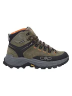 Buty trekkingowe męskie - CMP Skórzane botki turystyczne "Tytanus" w kolorze khaki - miniaturka - grafika 1