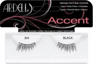 Sztuczne rzęsy i akcesoria - Ardell Accent Lashes 301 Black - Połówki sztuczne rzęsy nr 301 czarne, 1 para - miniaturka - grafika 1