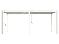 Garaże i wiaty - Pergoline Aluminiowe zadaszenie tarasowe Superior (Biały, 3x6 m) - miniaturka - grafika 1