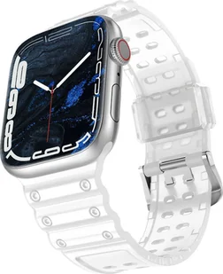 Strap Triple Protection pasek Apple Watch SE, 8, 7, 6, 5, 4, 3, 2, 1 (41, 40, 38 mm) opaska bransoleta przezroczysty - Akcesoria do smartwatchy - miniaturka - grafika 1