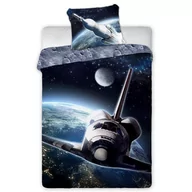 Pościel - Faro Pościel 3D - Kosmos Statek Kosmiczny- 140x200 - 2 części 9785-140 - miniaturka - grafika 1