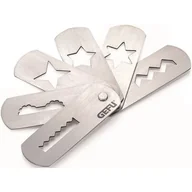 Pozostałe akcesoria kuchenne - Gefu Noże kształtki do maszynki 7/8 TRICA G-14230 - miniaturka - grafika 1