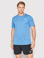 Koszulki sportowe męskie - New Balance Koszulka techniczna Tenacity MT11095 Niebieski Athletic Fit - miniaturka - grafika 1