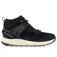 Buty zimowe męskie - Buty Merrell Wildwood Sneaker Boot Mid WP J067285 - czarne - miniaturka - grafika 1