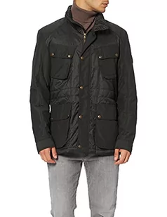 Hackett London Męska kurtka hybrydowa Holborn, Zielony (6 kl), XXL - Kurtki męskie - miniaturka - grafika 1