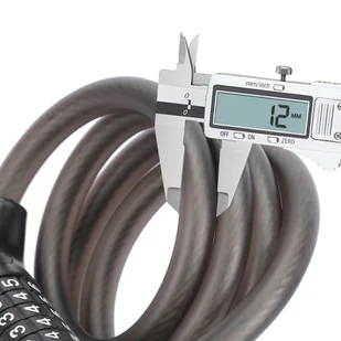 Eleglide Black 1.2m Cable Locks Czarny - Zabezpieczenia do roweru - miniaturka - grafika 3