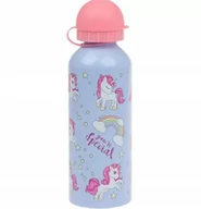 Bidony dla dzieci - bidon aluminiowy z ustnikiem UNICORN jednorożec blue YOU'RE SPECIAL 500ml - miniaturka - grafika 1